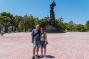 Wir beim Independence Monument