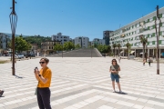 Beim Vlore Rathaus