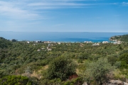 Blick auf unseren Strand ... Livadhi Beach