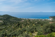 Blick auf Livadhi Beach