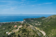Blick auf Livadhi Beach