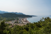 Blick auf Livadhi Beach