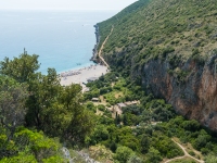 Blick auf den Strand