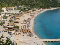 Blick auf Livadhi Beach