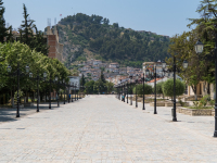 Blick auf die Alststadt von Berat Blick auf die Alststadt von Berat
