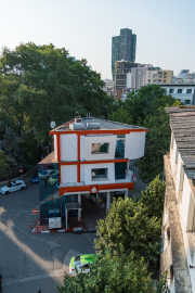 Ausblick aus dem Hotelzimmer