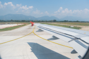 Auch am Flughafen wird gebaut