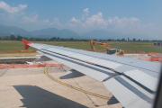 Auch am Flughafen wird gebaut