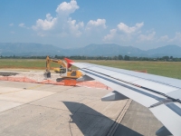Auch am Flughafen wird gebaut