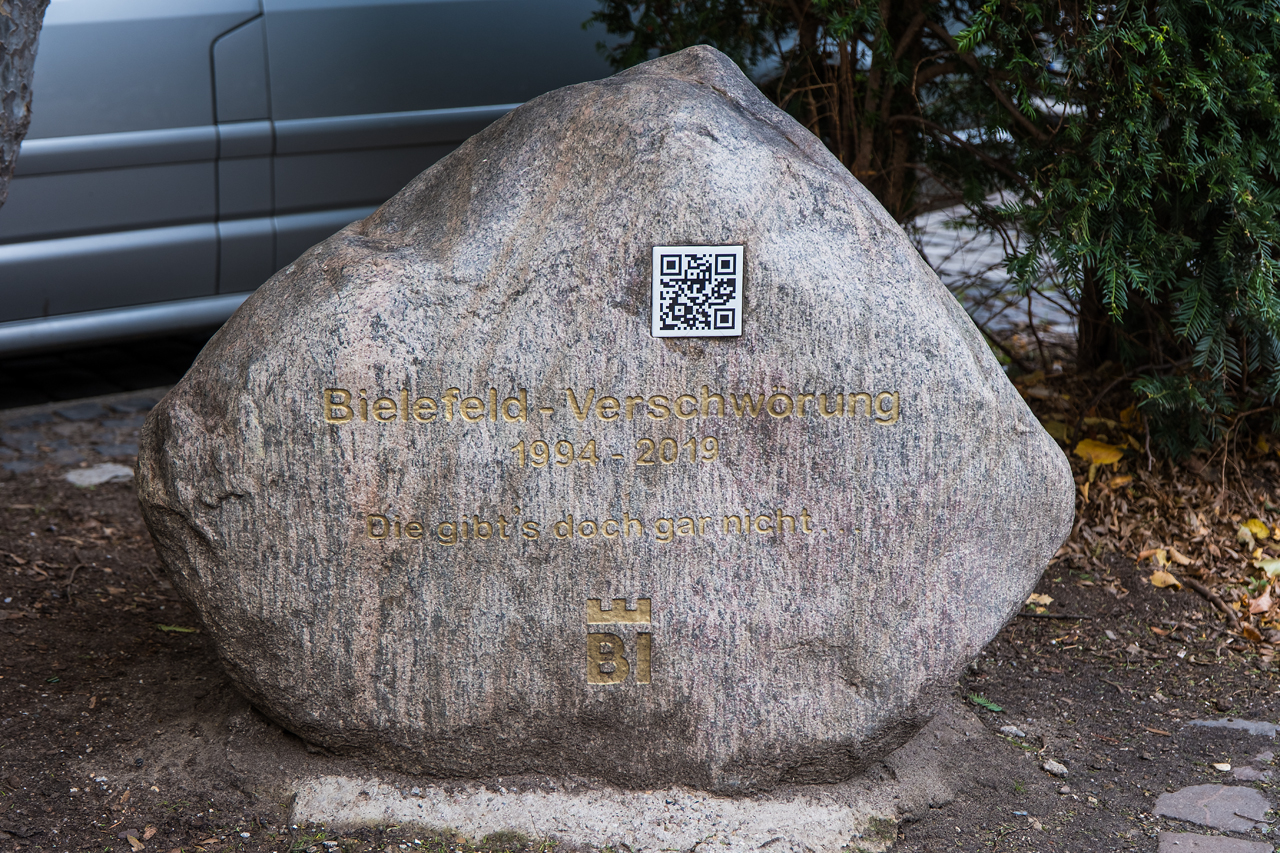Bielefeld Verschwörung Denkmal