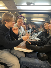 Mit dem Zug unterwegs