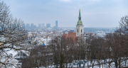Blick auf Bratislava und den Dom