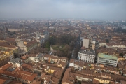 Ausblick auf Cremona vom Torrazzo