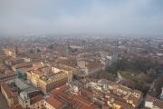 Ausblick auf Cremona vom Torrazzo