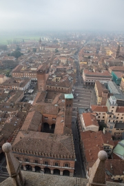 Ausblick auf Cremona vom Torrazzo