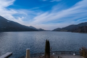 Ausblick vom Zimmer auf den See