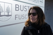 Warten auf den Bus