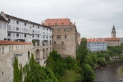 Blick auf die Mantelbrücke und das Schloss