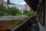 Ausblick von unserem Zimmer