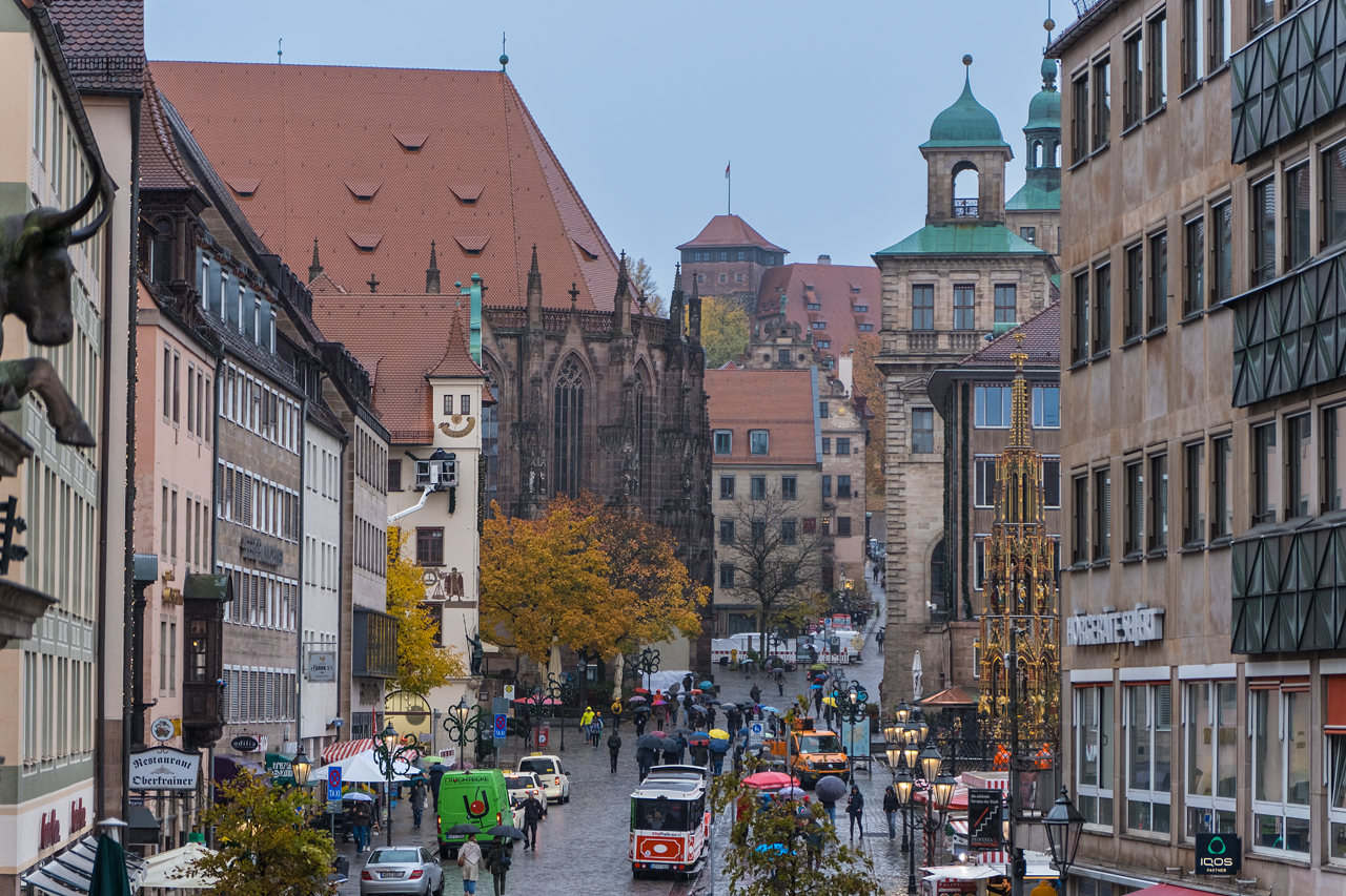 Blick Richtung Hauptmarkt Blick Richtung Hauptmarkt