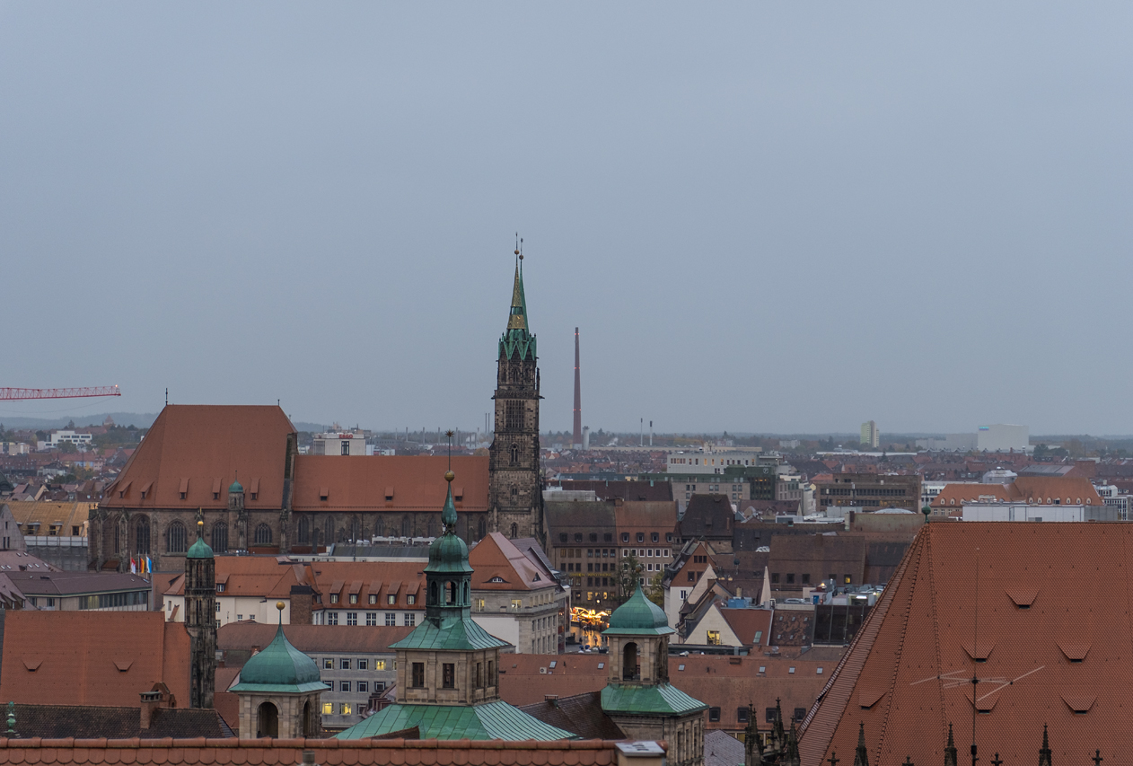Blick auf Nürnberg von der Kaiserburg