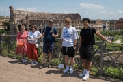 Ausblick vom Forum Romanum auf das Kolosseum