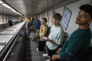 In der U-Bahn