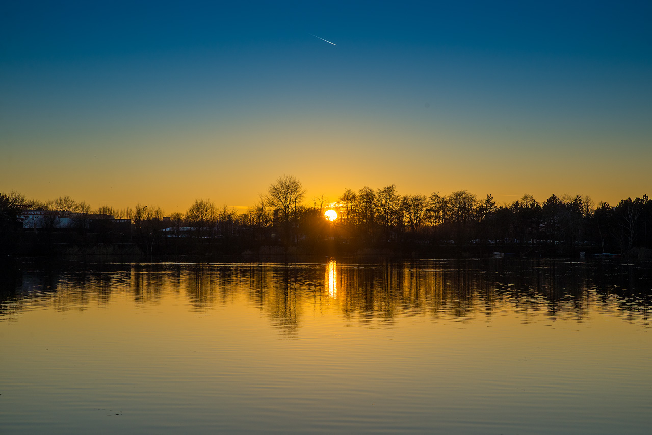 Sonnenuntergang …